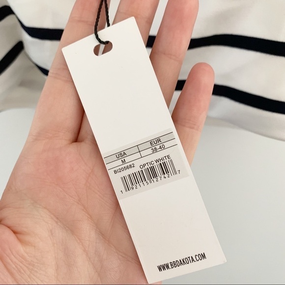 BB Dakota | Nwt Hello Sailor Tie Front Crop Top M - Picture 6 of 8